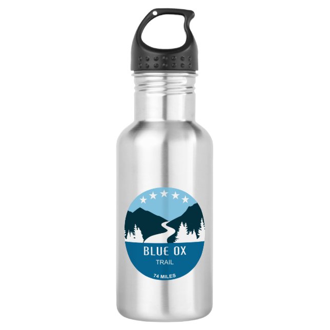 Bouteille D'eau Piste Blue Ox (Devant)