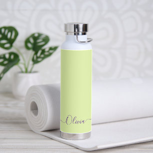 Bouteille D'eau PixDezines Endive Green do-it-yourself couleur bou