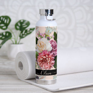 Bouteille D'eau PixDezines Moody Botanical do-it-yourself Arrière