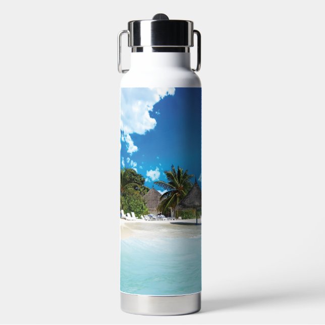 Bouteille D'eau Plage exotique (Salle de sport)