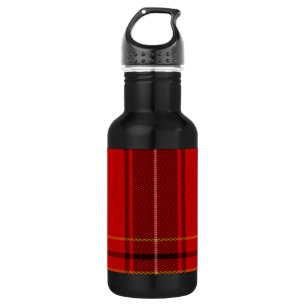 Bouteille D'eau Plaid de rouge de tartan d'Oxygentees