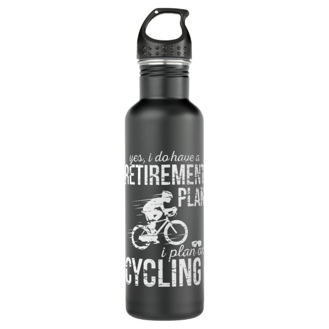 Bouteille D'eau Plan de retraite Vélo vélo vélo (Devant)