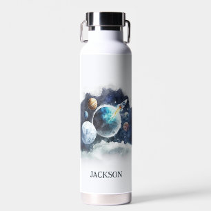 Bouteille D'eau Planètes de l'espace extra-atmosphérique Bateau de