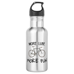 Bouteille D'eau Plus Lube Plus Vélo Amusant