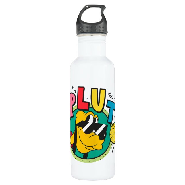 Bouteille D'eau Pluto Retro Cool Summer Vibes (Devant)