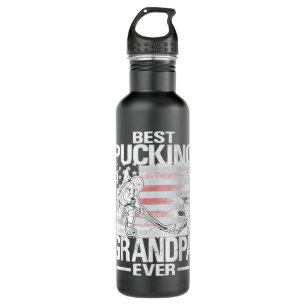 Bouteille D'eau Poison du meilleur pucking grand-père de hockey