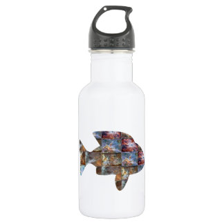 BOUTEILLE D'EAU POISSONS