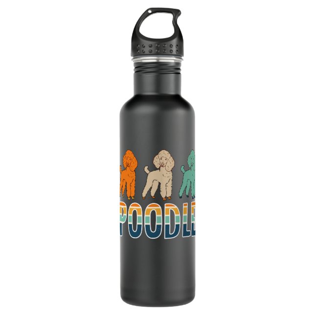 Bouteille D'eau Poodle (Devant)
