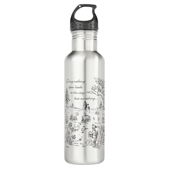 Bouteille D'eau Pooh et Pals| Le Meilleur Citation De Quelque Chos (Devant)