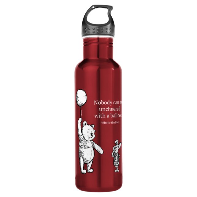 Bouteille D'eau Pooh et Piglet| Personne ne peut être déçu (Devant)