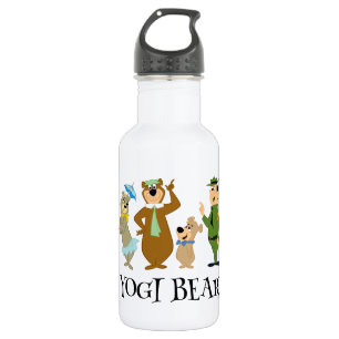 Bouteille D'eau Pose classique Yogi Bear and Friends