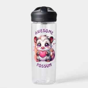 Bouteille D'eau Possum génial Opossum de dessin mignon