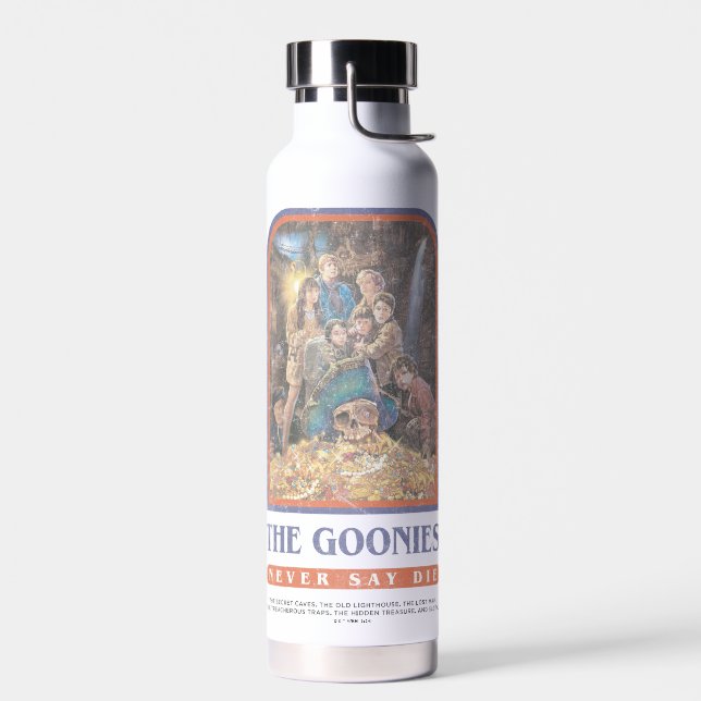 Bouteille D'eau Poster de l'anniversaire du trésor des Goonies (Gauche)