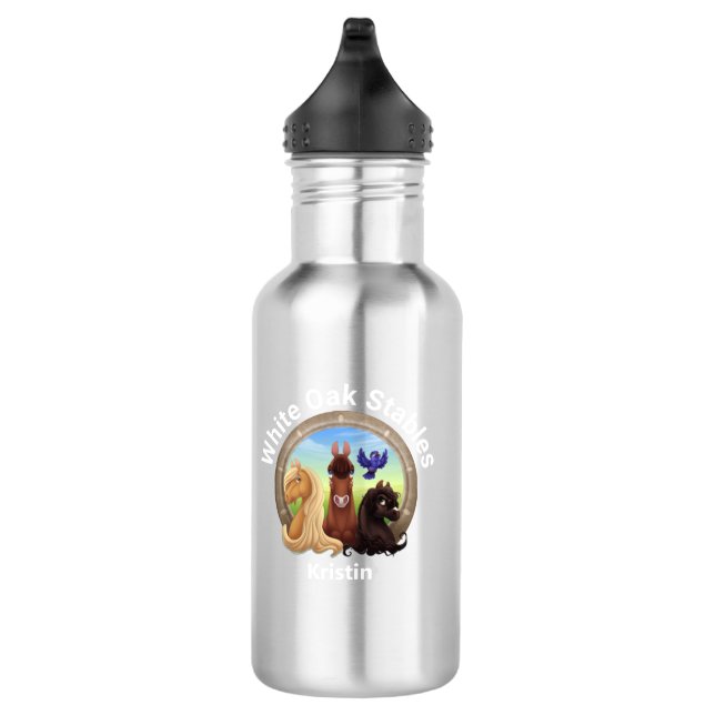 Bouteille d'eau pour amoureux des chevaux (Droite)