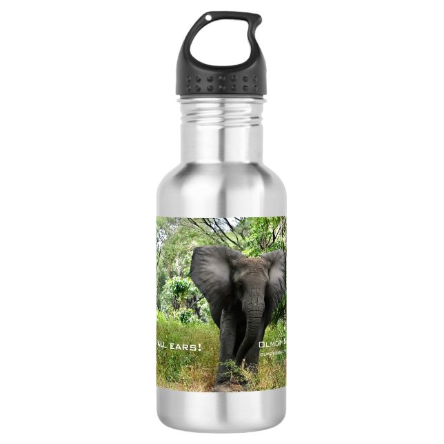 Bouteille d'eau pour éléphants africains (Devant)
