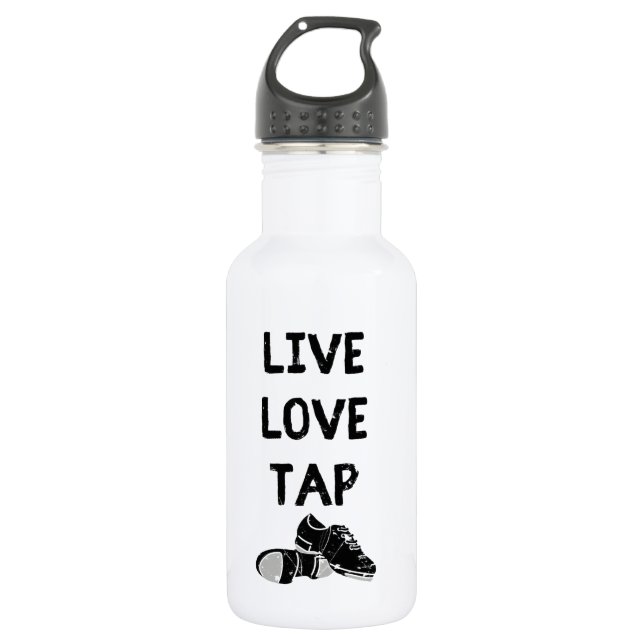 Bouteille D'eau Pour les danseurs Live Love Tap (Devant)