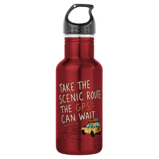 Bouteille d'eau pour road trip Take The Scenic Rou