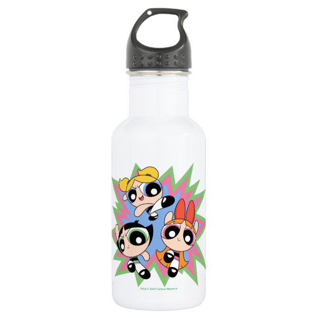 Bouteille D'eau Powerpuff Girls Powfactor (Devant)