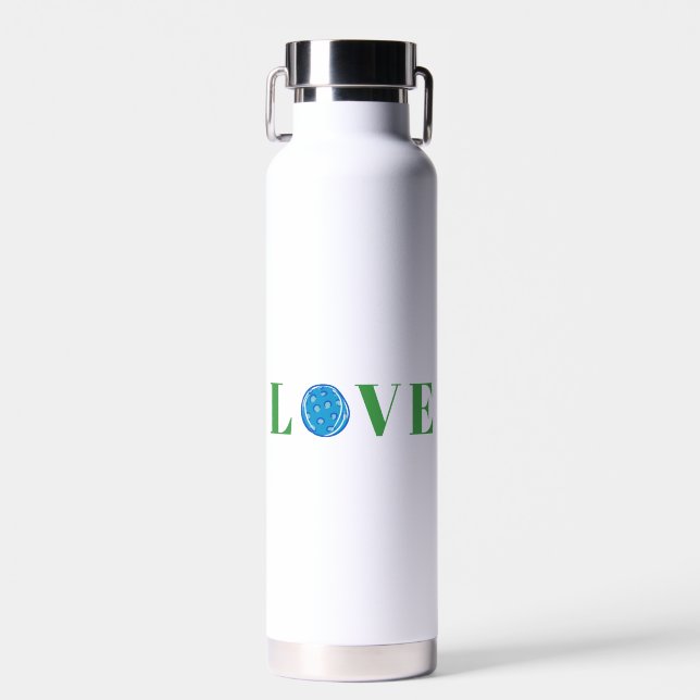 Bouteille D'eau Preppy Pickleball Love (Avant)