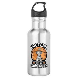 Bouteille D'eau Prétendez que je suis un design de chien dalmatien