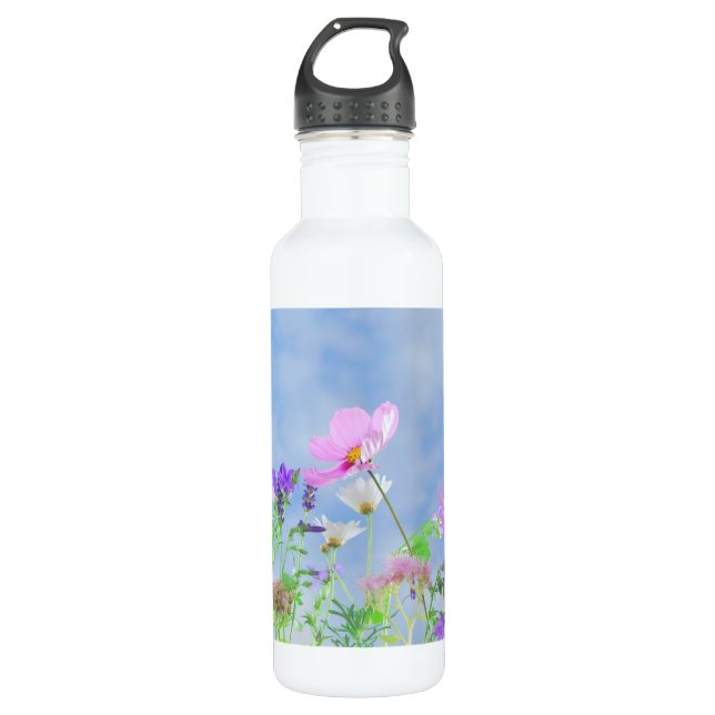 Bouteille D'eau Pretty Spring Wild Flowers (Devant)