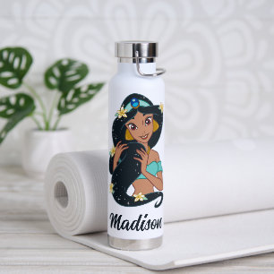 Bouteille D'eau Princesse Jasmine - Cheveux et fleurs étincelants