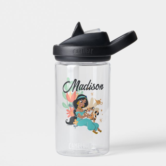 Bouteille D'eau Princesse Jasmine & Rajah - Moments magiques (Gauche)