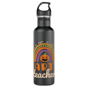 Bouteille D'eau Professeur d'art Halloween Boho Rainbow