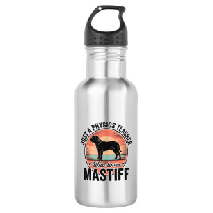 Bouteille D'eau Professeur de physique aime Maillot de chien vinta