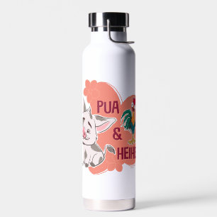Bouteille D'eau Pua & Heihei Nom floral Graphique