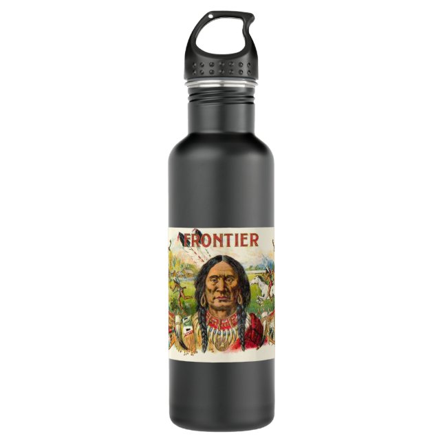 Bouteille D'eau Publicité de cigar Frontier (Devant)