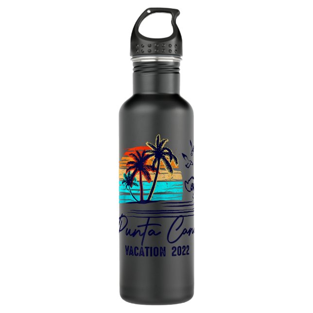 Bouteille D'eau Punta Cana 2022 République Dominicaine Amis, Famil (Devant)
