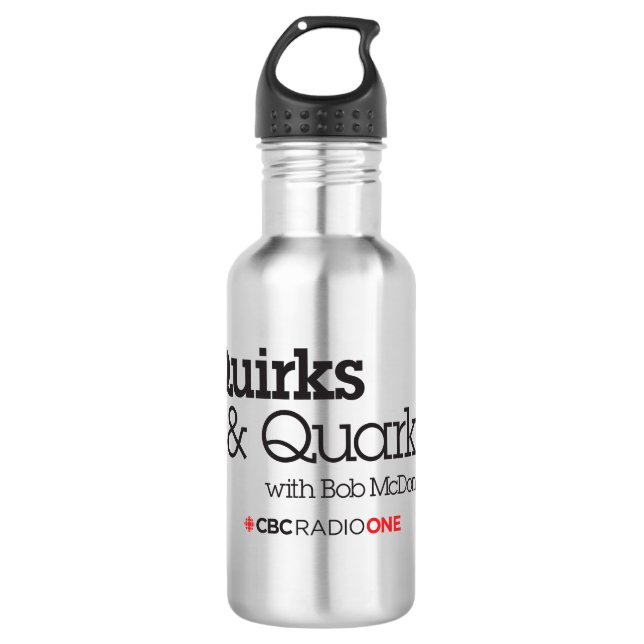Bouteille D'eau Quirks & Quartiers CBC (Devant)