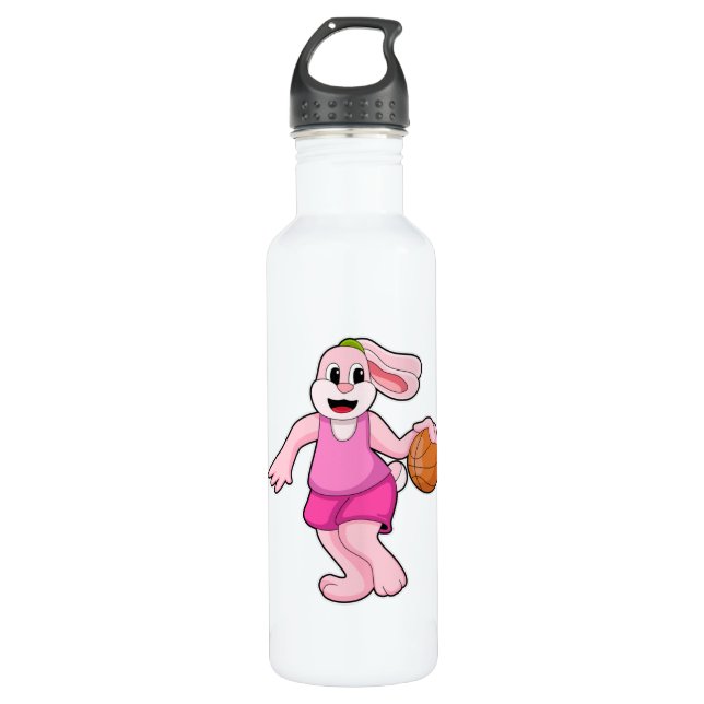 Bouteille D'eau Rabbit à Basketball Sports (Devant)