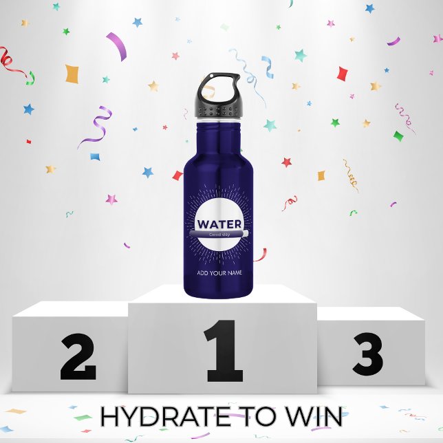 Bouteille D'eau Radiant Sun Water Quote with Good Day Bar (Créateur téléchargé)