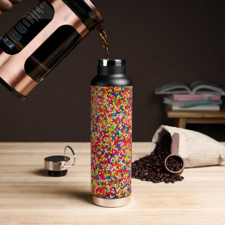 Bouteille D'eau Rainbow Candy Sprinkles Fête et fête