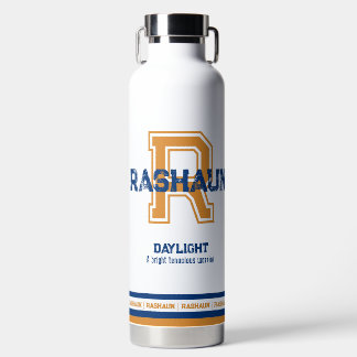 Bouteille D'eau Rashaun nom signifiant monogramme sportif