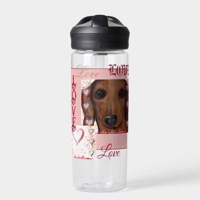 Bouteille D'eau Red Dachshund (Extérieur)