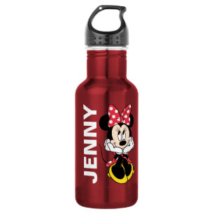 Bouteille D'eau Red Minnie   Tête dans les mains