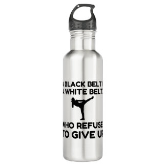 BOUTEILLE D'EAU REFUS DE CEINTURE NOIRE