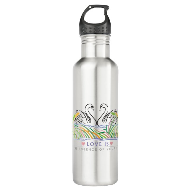 Bouteille D'eau Règles d'amour (Devant)