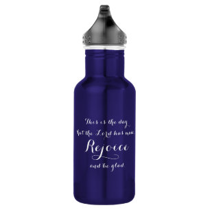 Bouteille D'eau Réjouissez-vous et soyez heureux
