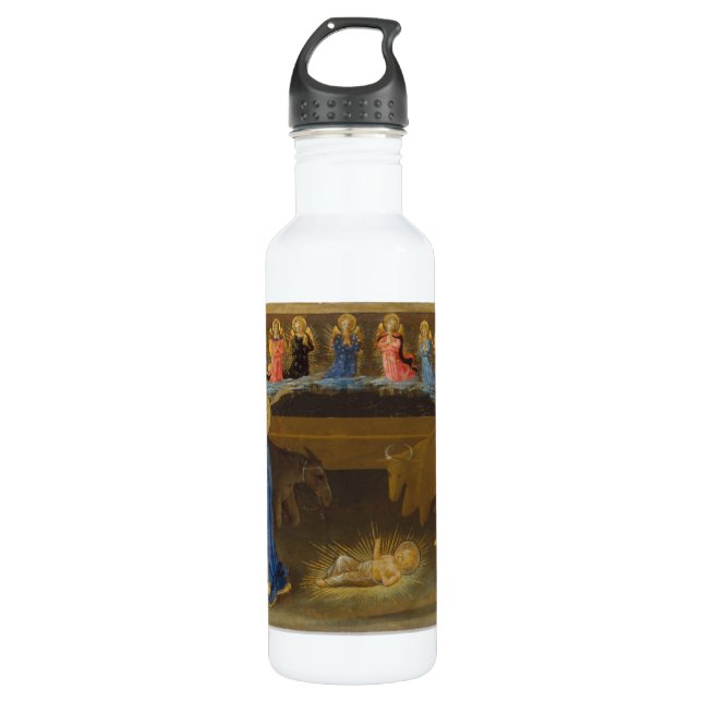 bouteille d'eau religieuse d'art (Devant)