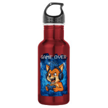 bouteille d'eau renard joueur