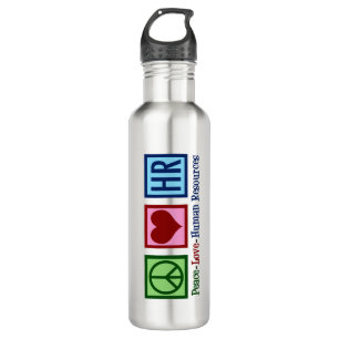 Bouteille D'eau Ressources humaines Peace Love HR