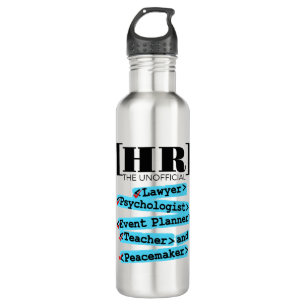Bouteille D'eau Ressources humaines RH non officielles amusantes