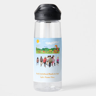 Bouteille D'eau Retour à l'école Enfants Mignons Étudiant