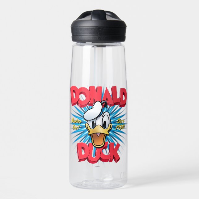 Bouteille D'eau Retro Donald Duck Heritage Graphic (Avant)
