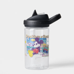 Bouteille D'eau Retro Mickey Vibes Positives Uniquement