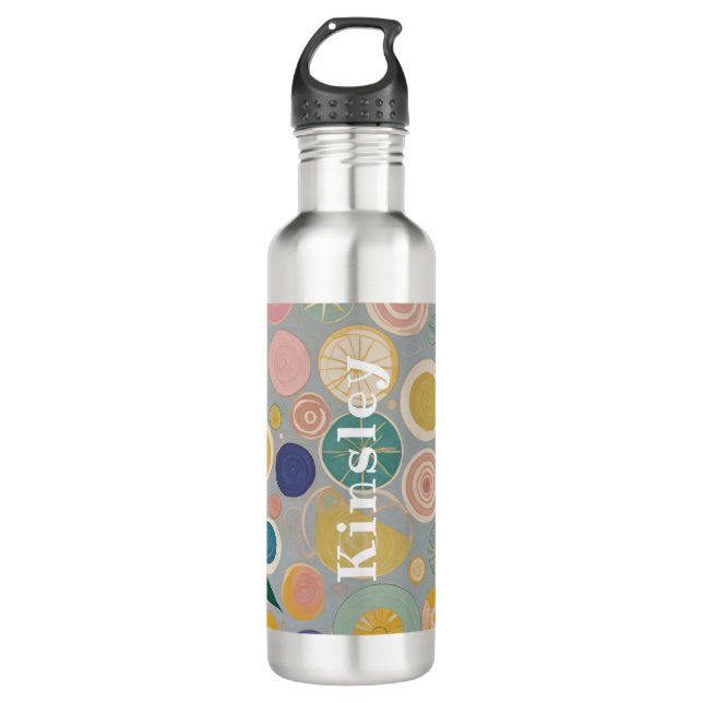 Bouteille D'eau Rêve Kaleidoscope personnalisé (Devant)